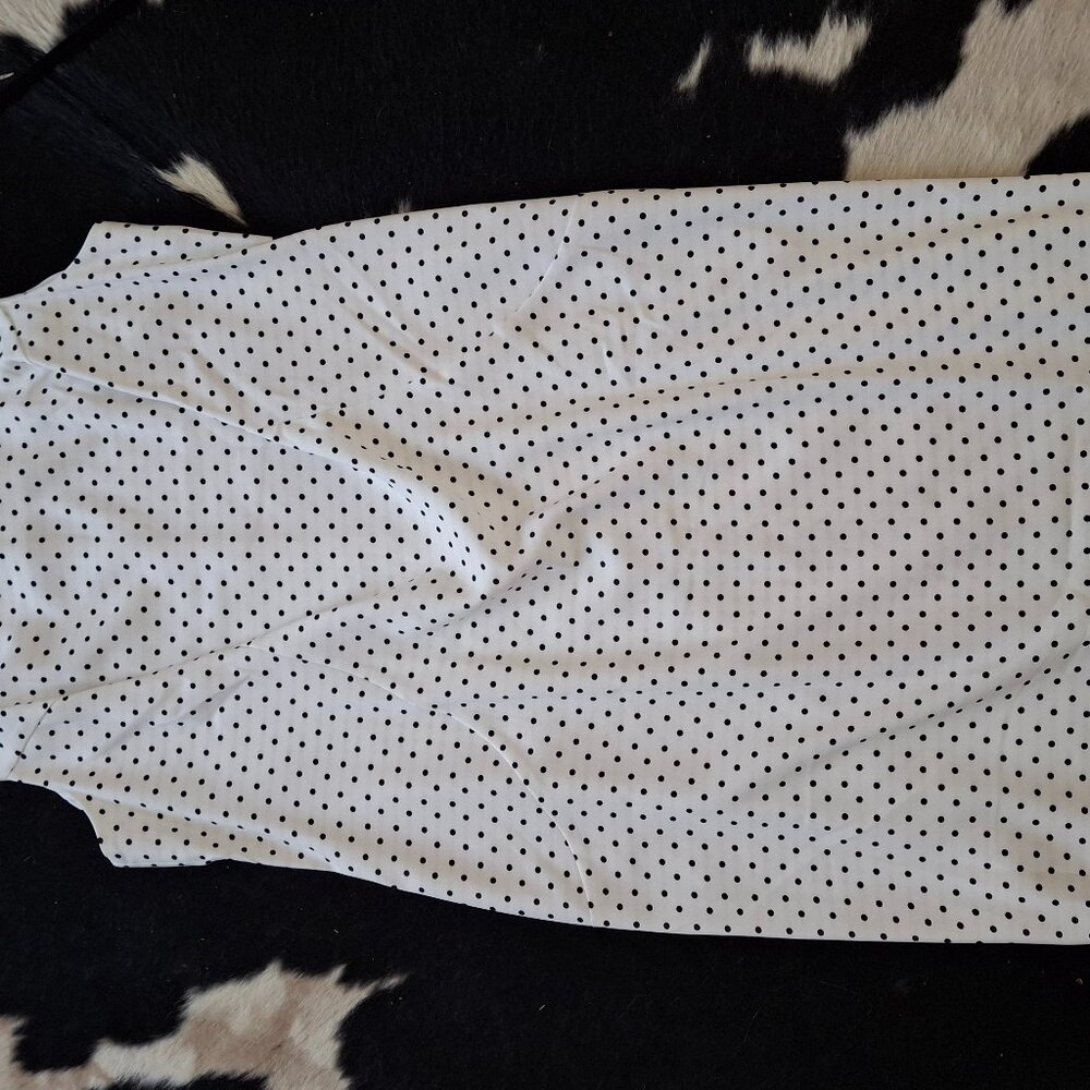 Polka Dot Sleeveless Dress